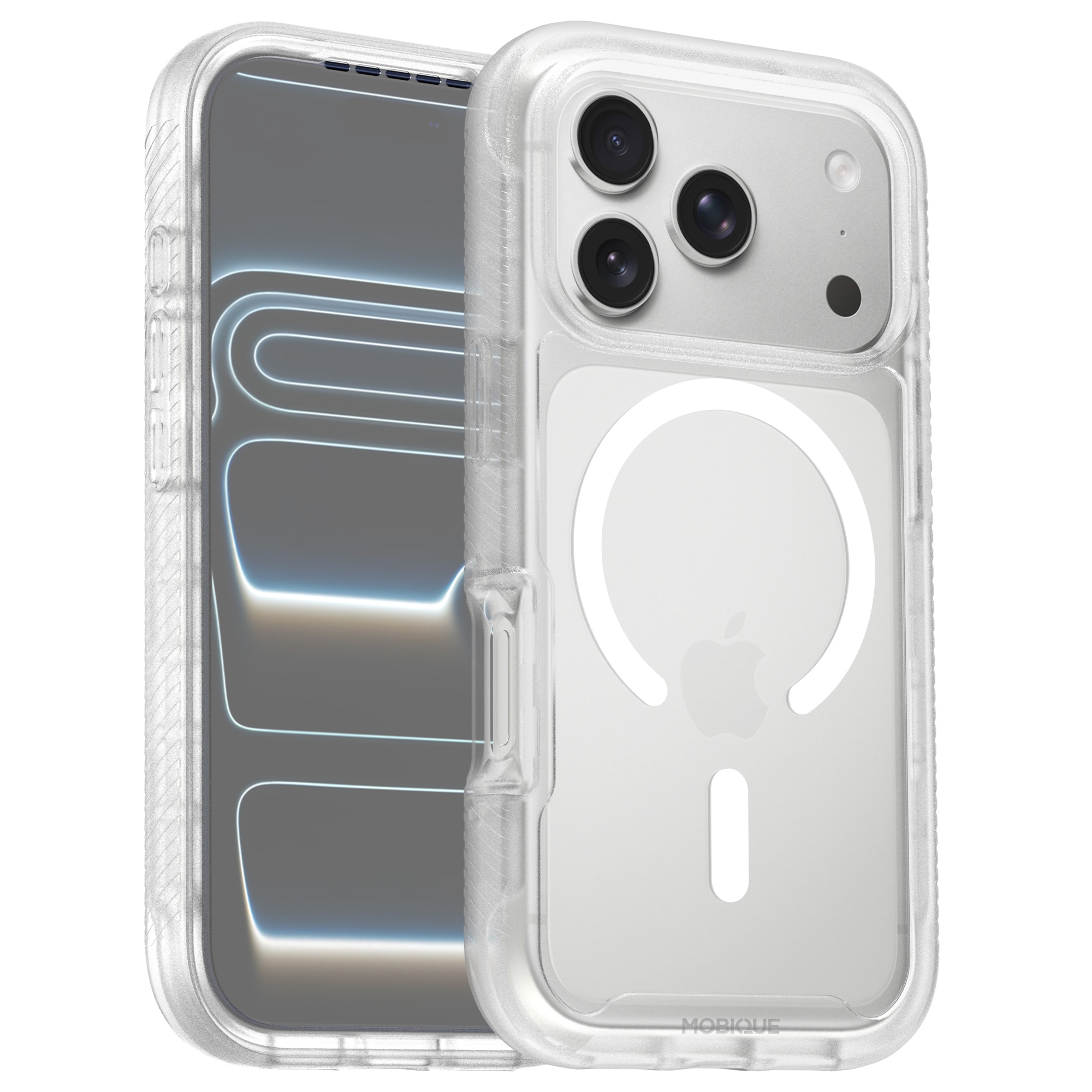 iPhone 17 Pro Full Protection Magnetic Case Transparent