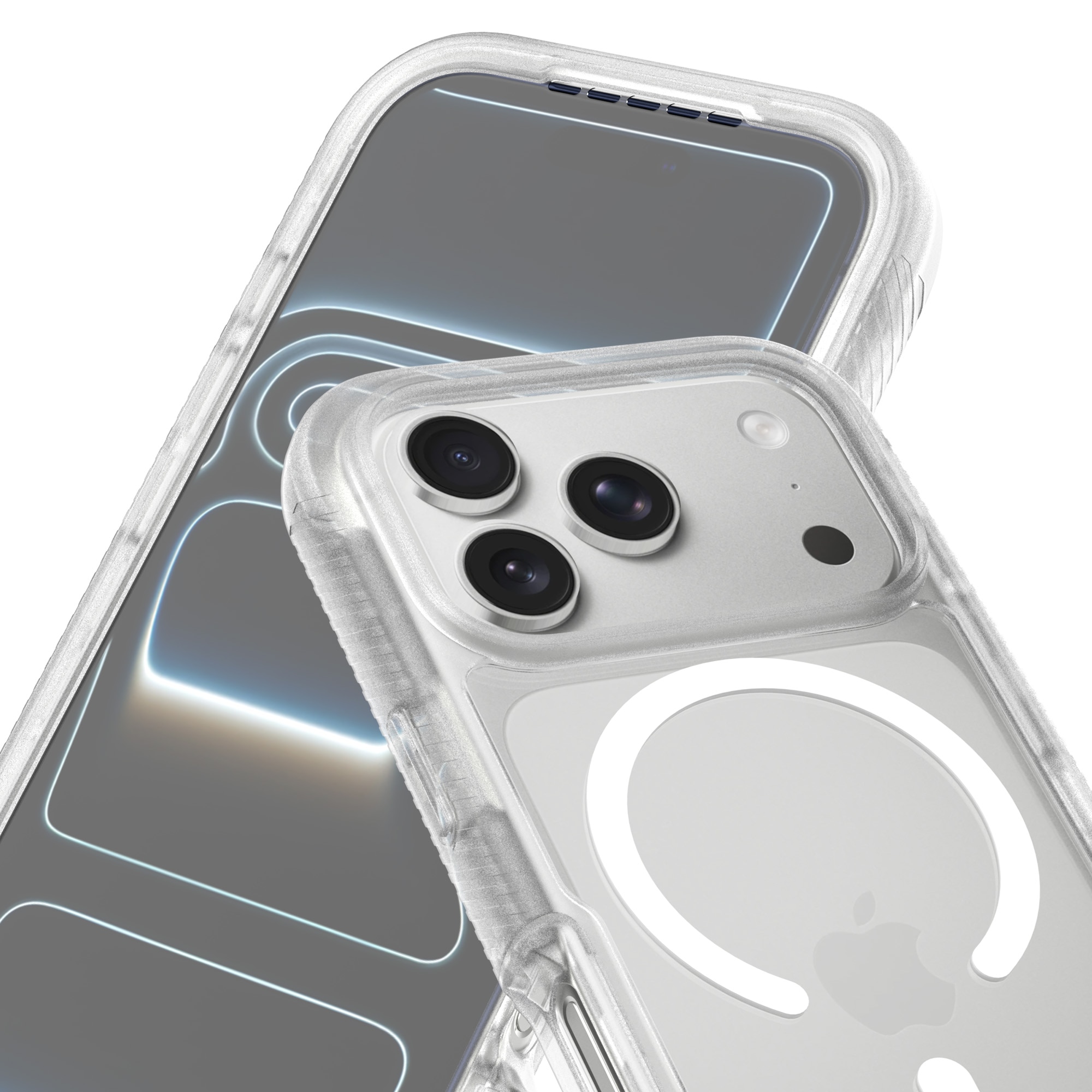 iPhone 17 Pro Full Protection Magnetic Case Transparent