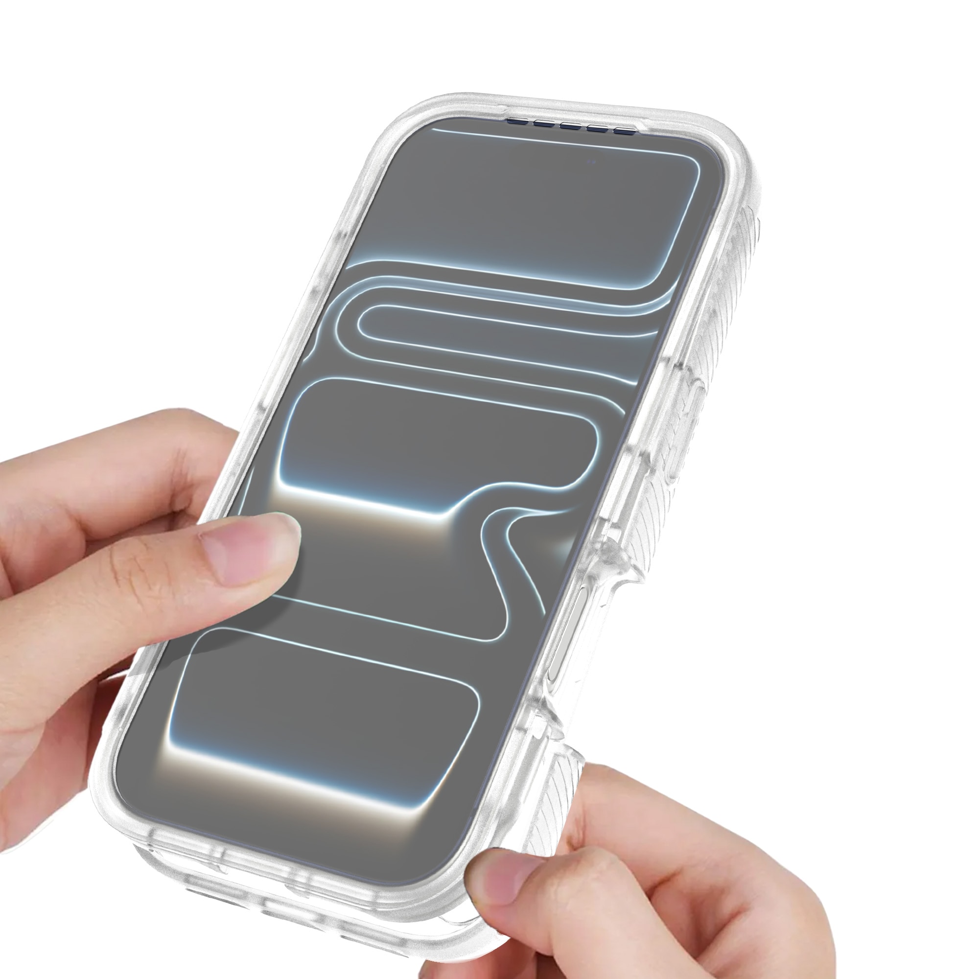 iPhone 17 Pro Full Protection Magnetic Case Transparent