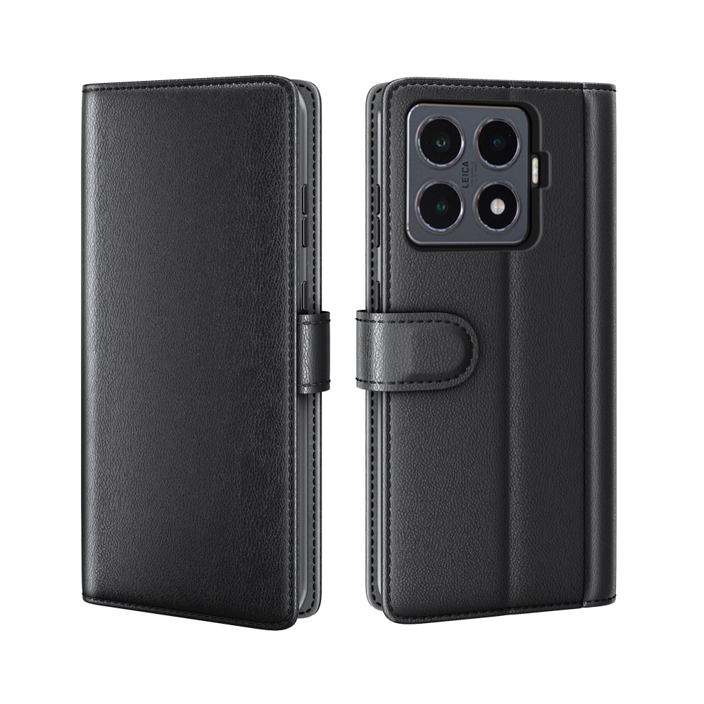 Xiaomi 15T Pro Echtlederhülle Schwarz