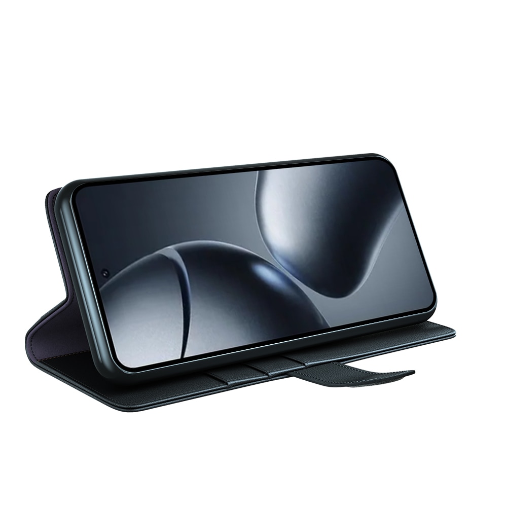 Xiaomi 15T Echtlederhülle Schwarz