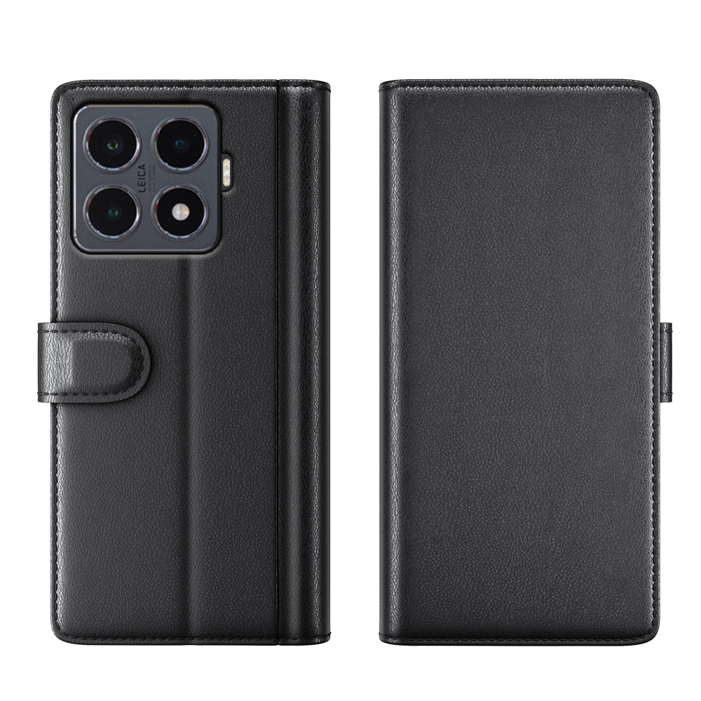 Xiaomi 15T Echtlederhülle Schwarz