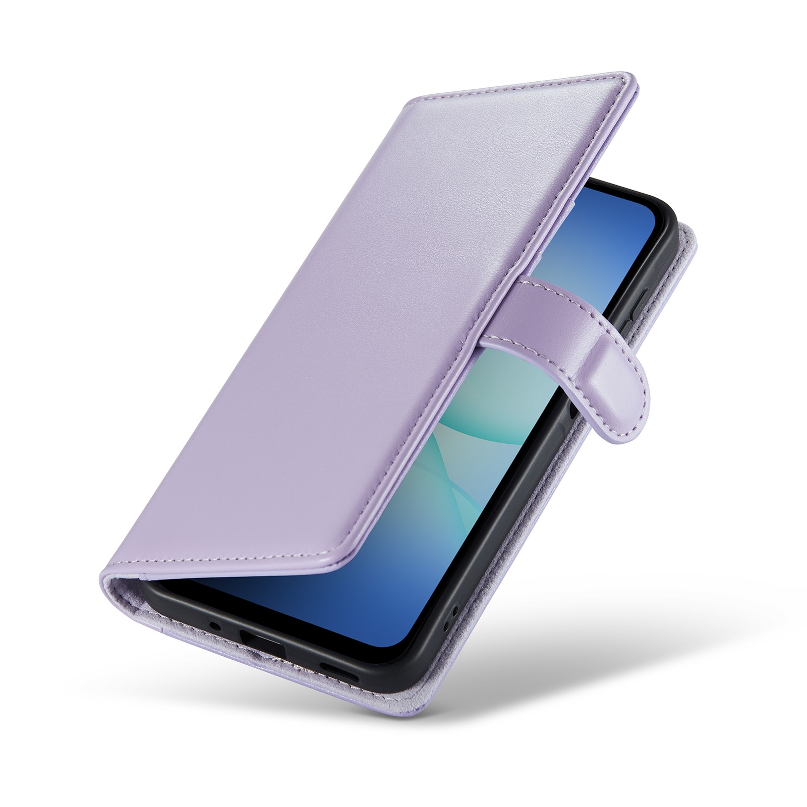 Samsung Galaxy A17 Echtlederhülle Lila