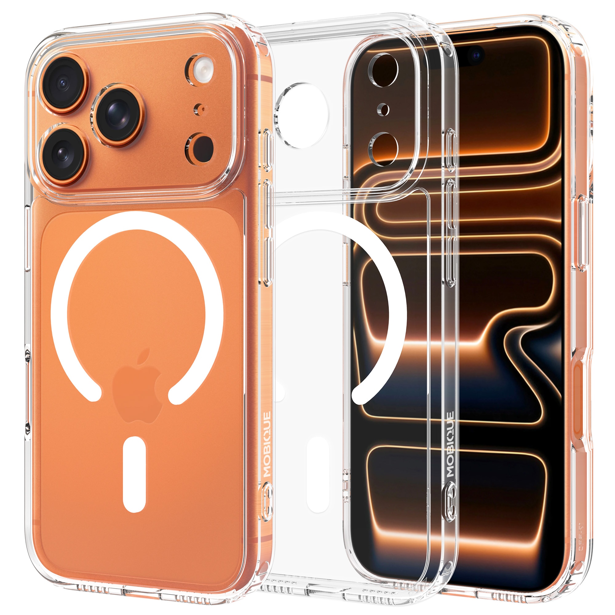 Hybrid-Hülle MagSafe iPhone 17 Pro Max Transparent