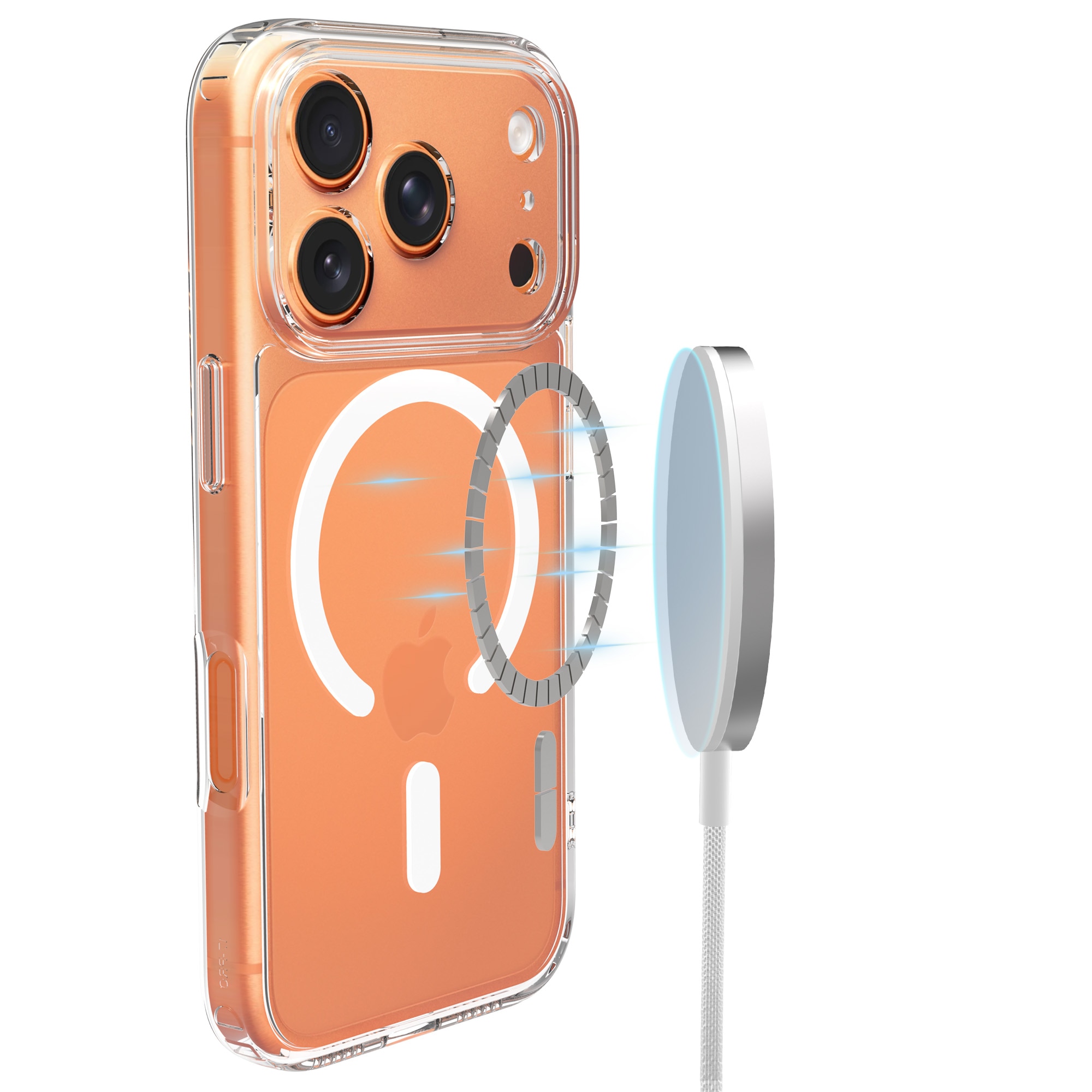 Hybrid-Hülle MagSafe iPhone 17 Pro Max Transparent