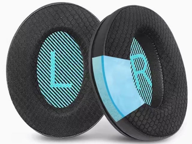  Bose QC2 Kopfhörer-Ohrpolster Mesh Schwarz