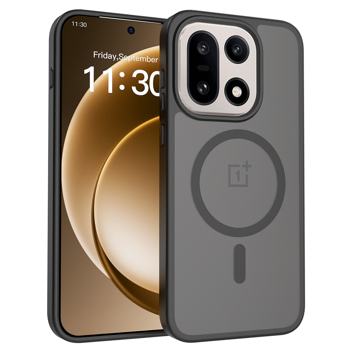 Magnetic Hybrid Hülle  OnePlus 15 Frosted Black