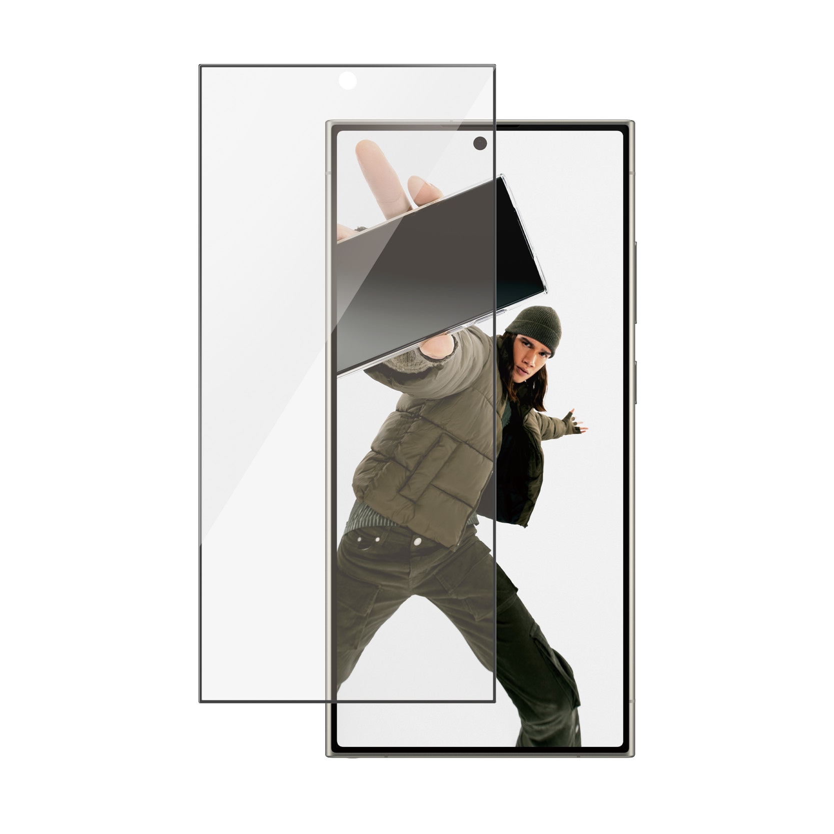 Samsung Galaxy S24 Ultra Displayschutz (mit EasyAligner) Ultra Wide Fit