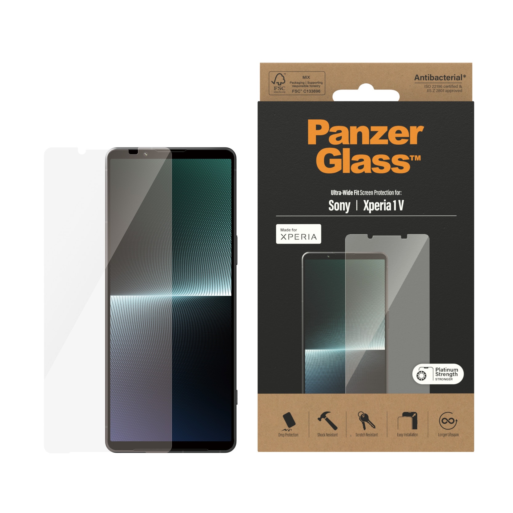 Sony Xperia 1 V Displayschutz/Screen Protector Ultra Wide Fit