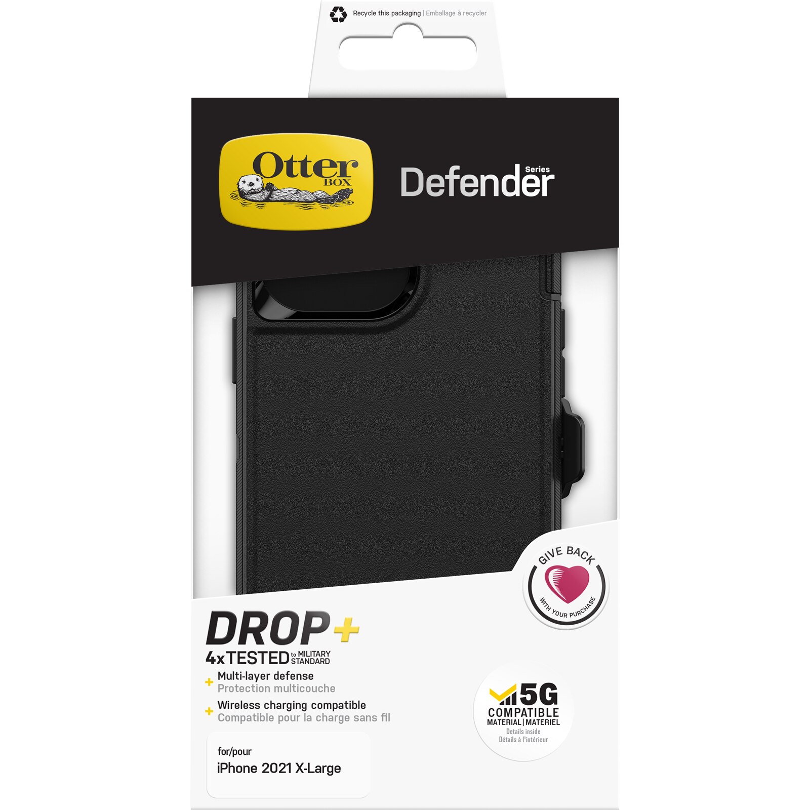 Defender Hülle Apple iPhone 13 Pro Max Schwarz