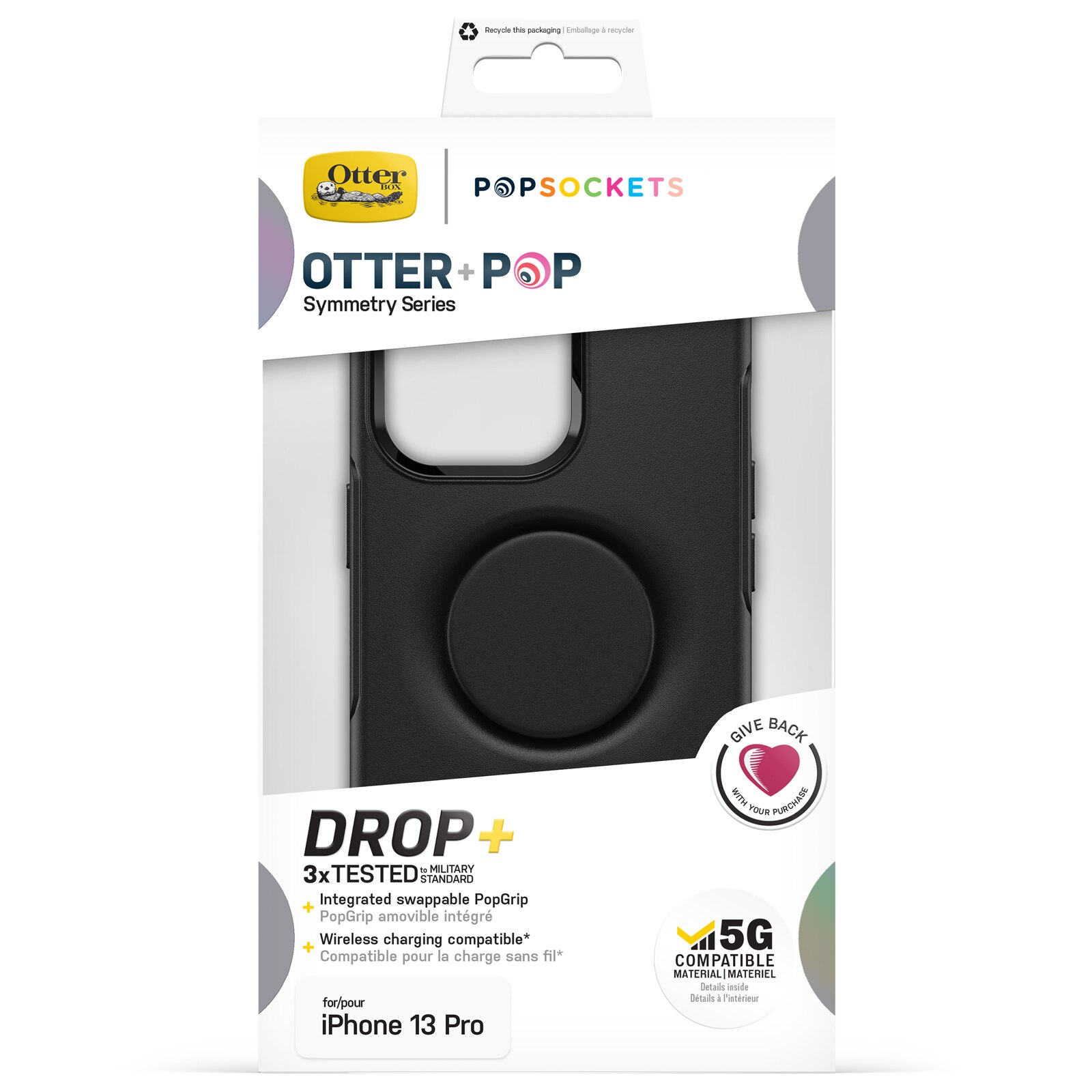 Otter+Pop Symmetry Case iPhone 13 Pro Black