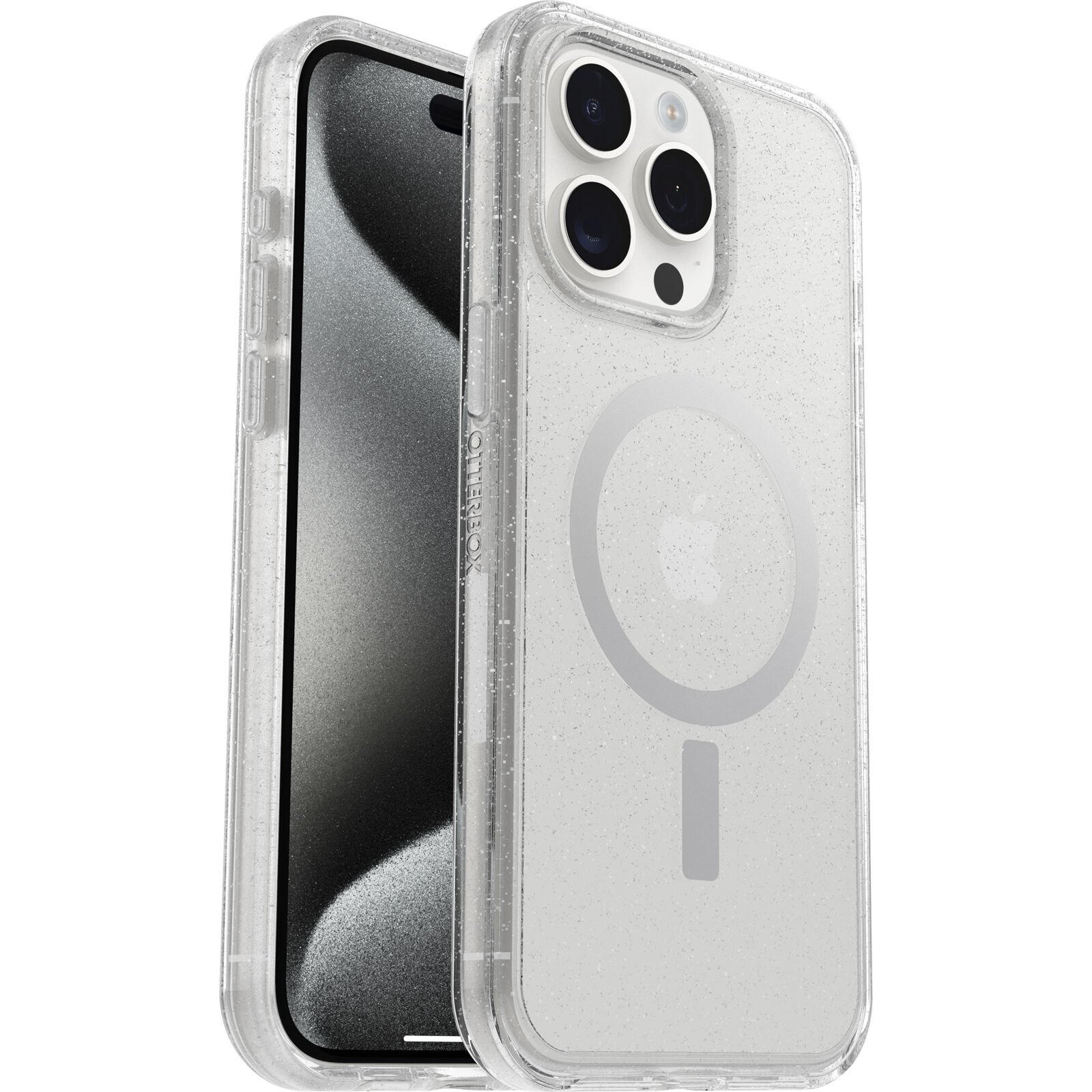 Symmetry Plus MagSafe Hülle iPhone 15 Pro Max Clear Glitter