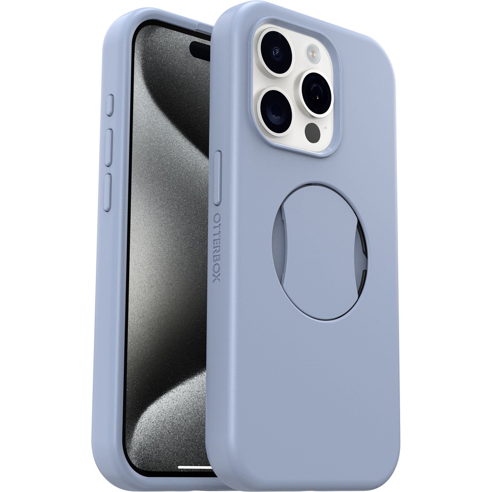 OtterGrip Symmetry Hülle iPhone 15 Pro blau