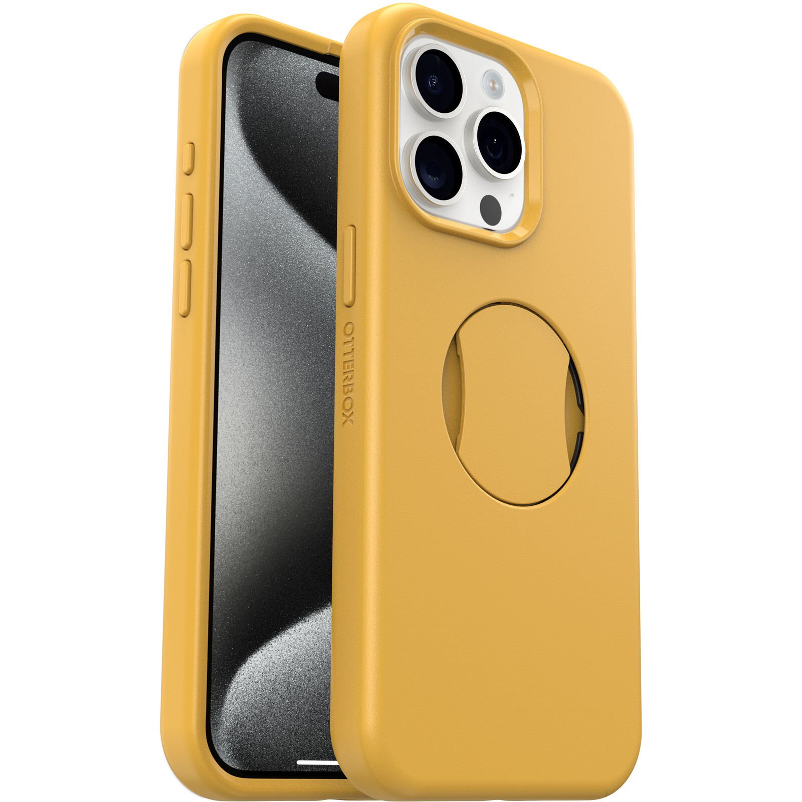 OtterGrip Symmetry Hülle iPhone 15 Pro Max gelb