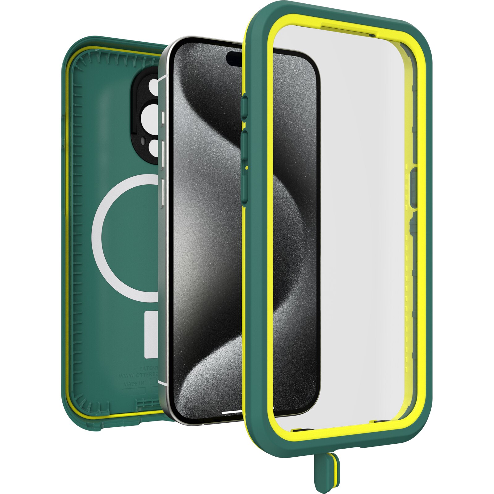 FRE MagSafe Hülle iPhone 15 Pro Grün