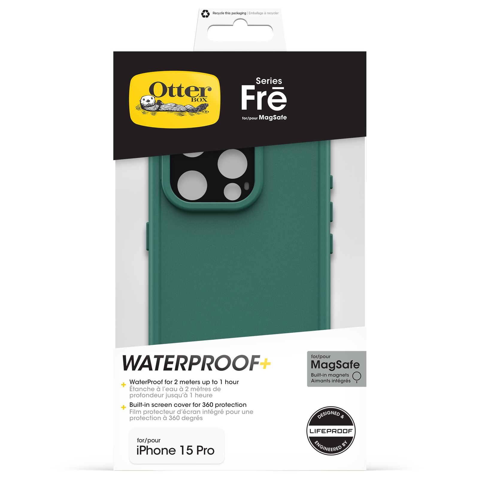 FRE MagSafe Hülle iPhone 15 Pro Grün