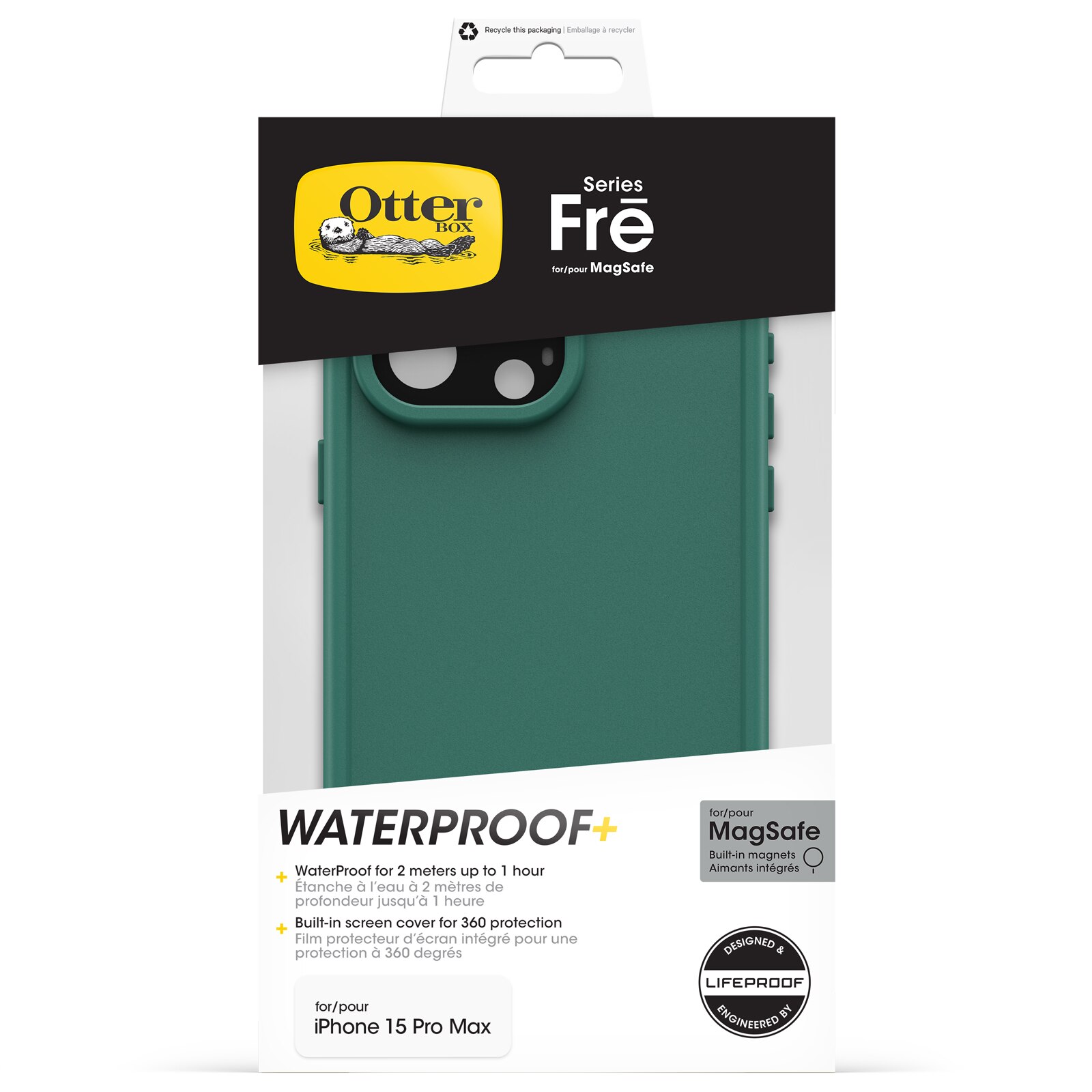 FRE MagSafe Hülle iPhone 15 Pro Max Grün