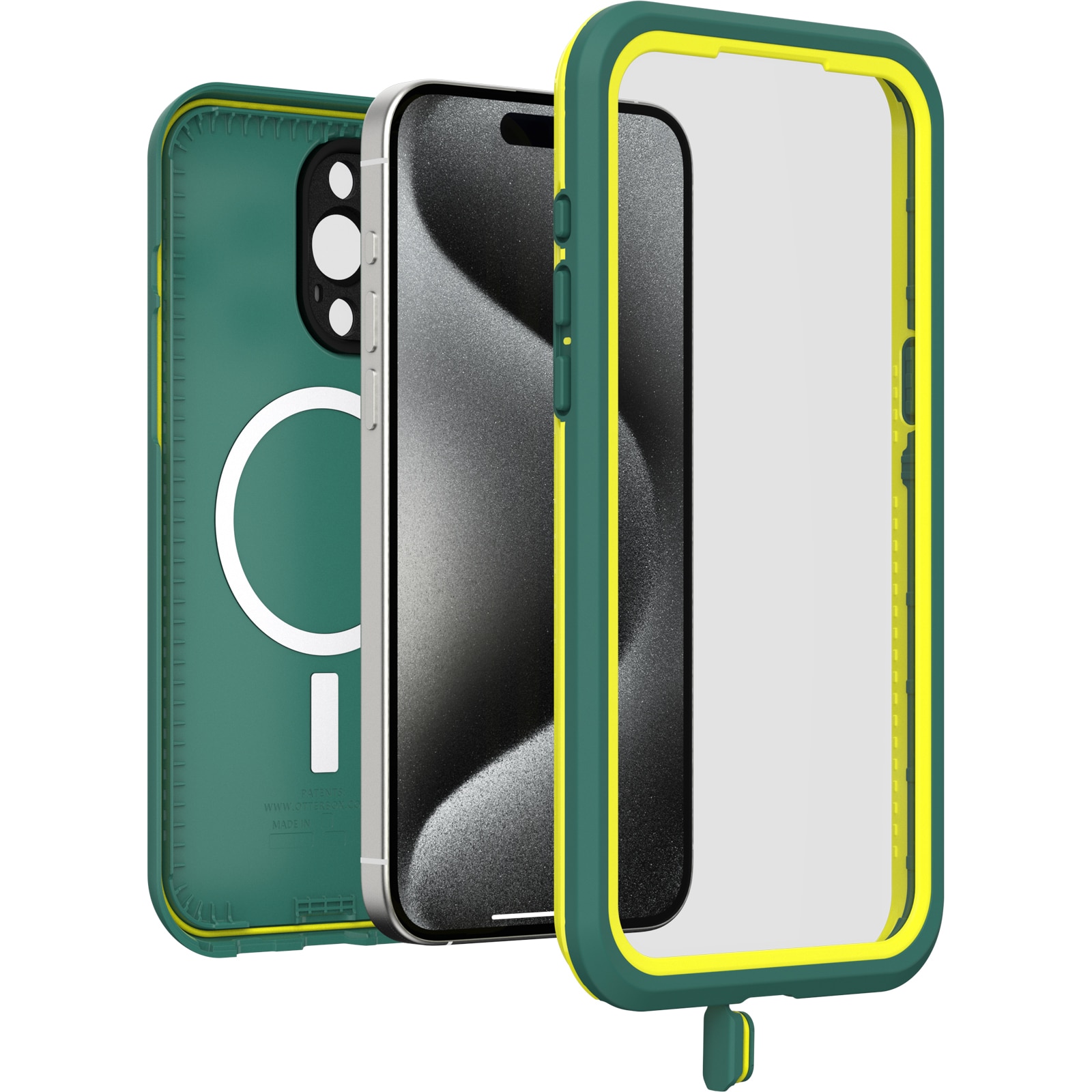 Otterbox FRE MagSafe Hülle iPhone 16 Pro Green