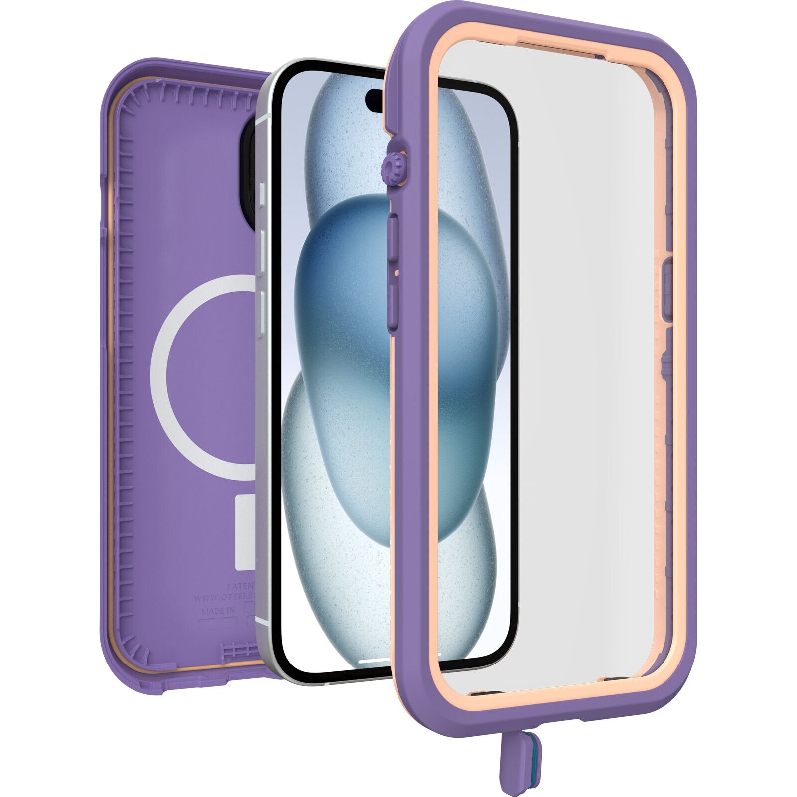 FRE MagSafe Hülle iPhone 15 Lila