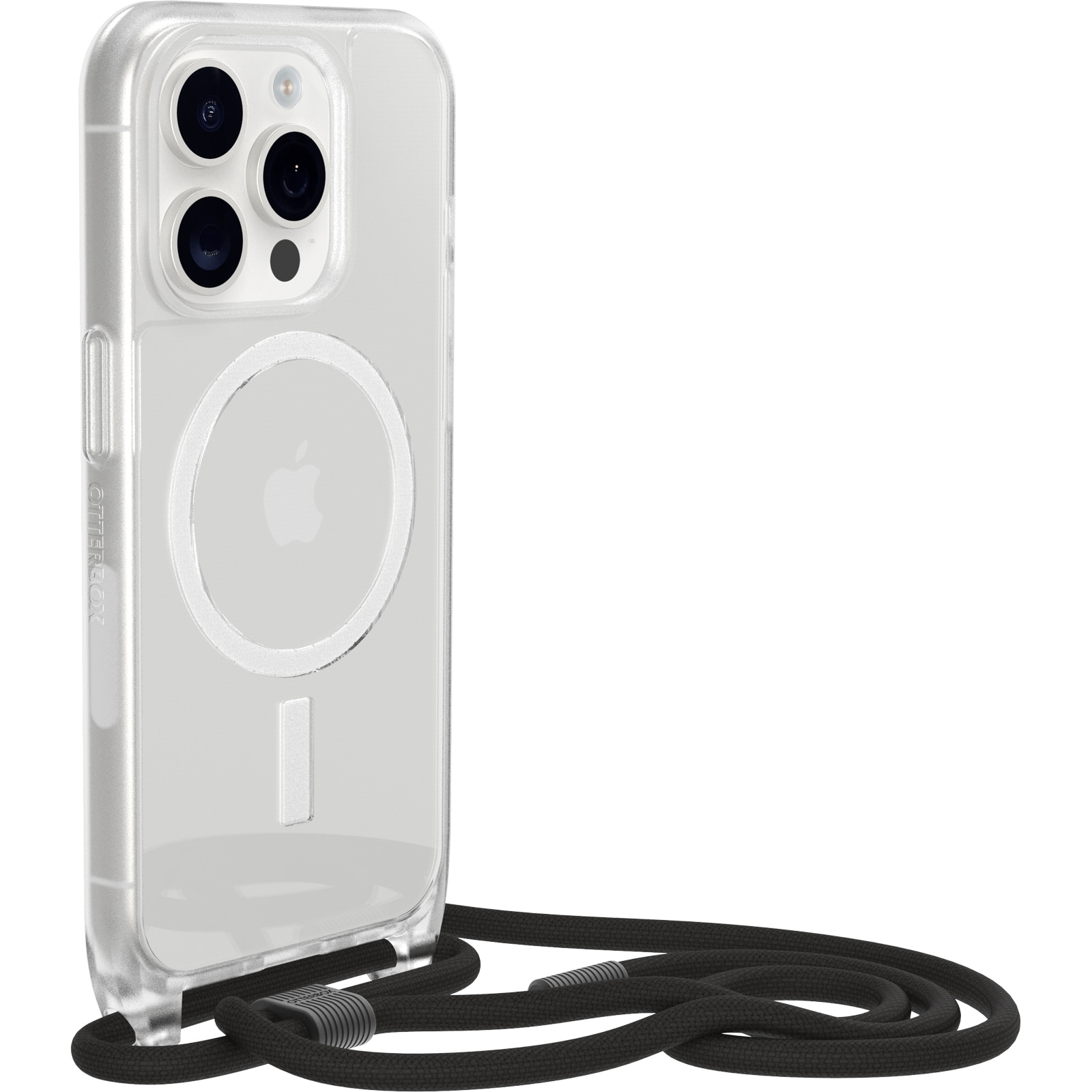 React Necklace MagSafe Hülle iPhone 15 Pro Clear