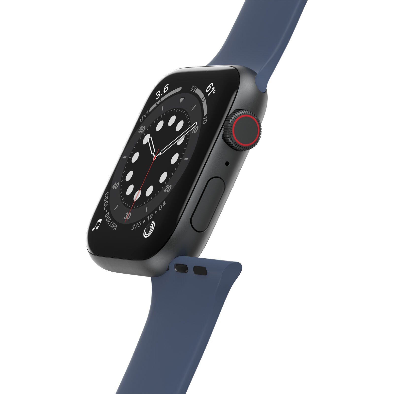 Armband Apple Watch 45mm Series 8 Blue Jeans