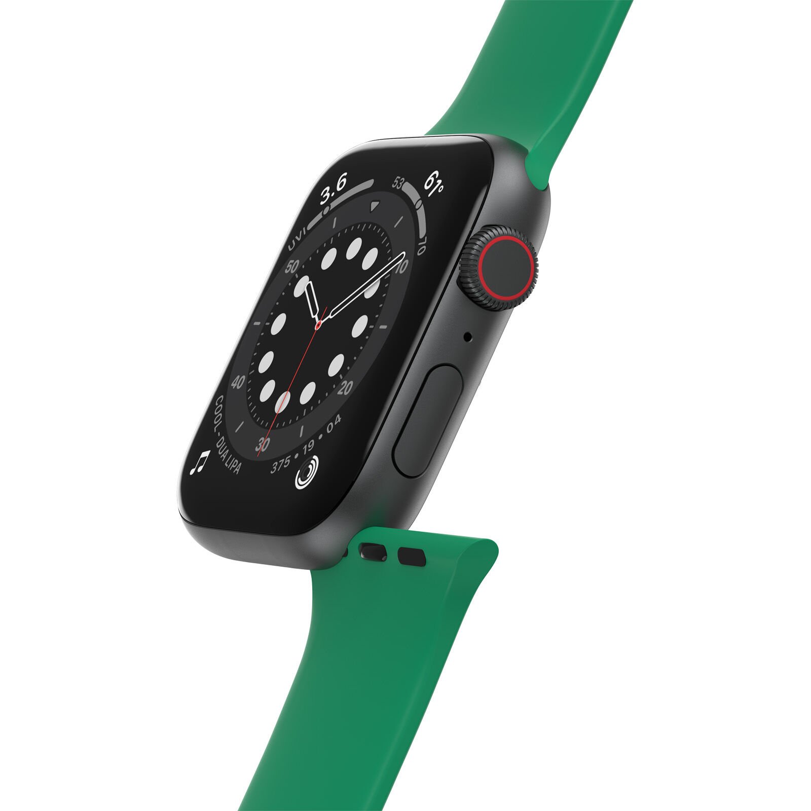 Armband Apple Watch 44mm Green Juice