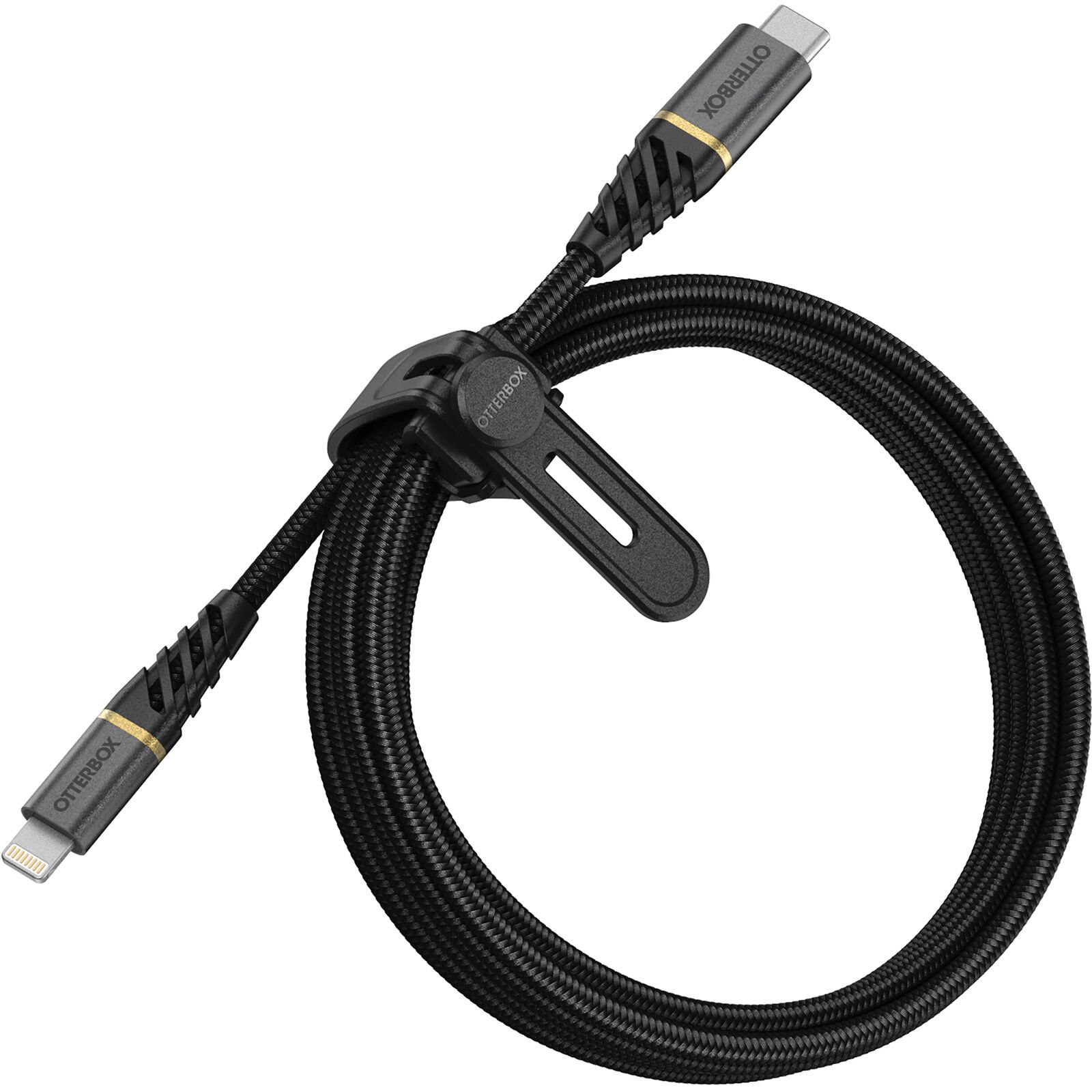 Premium kabel USB-C -> Lightning Schwarz