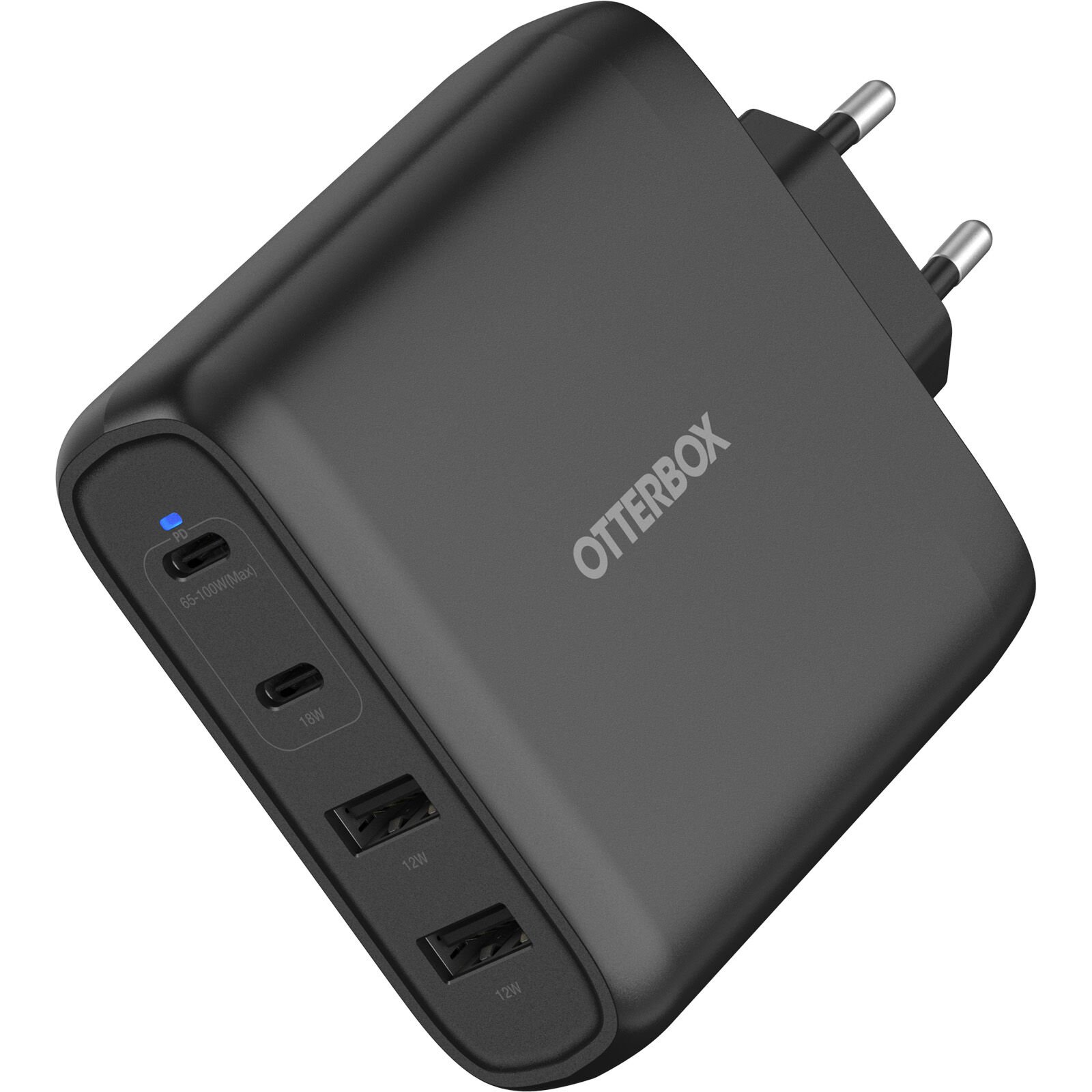 Wandgeräte USB-C Four Port 100W Black