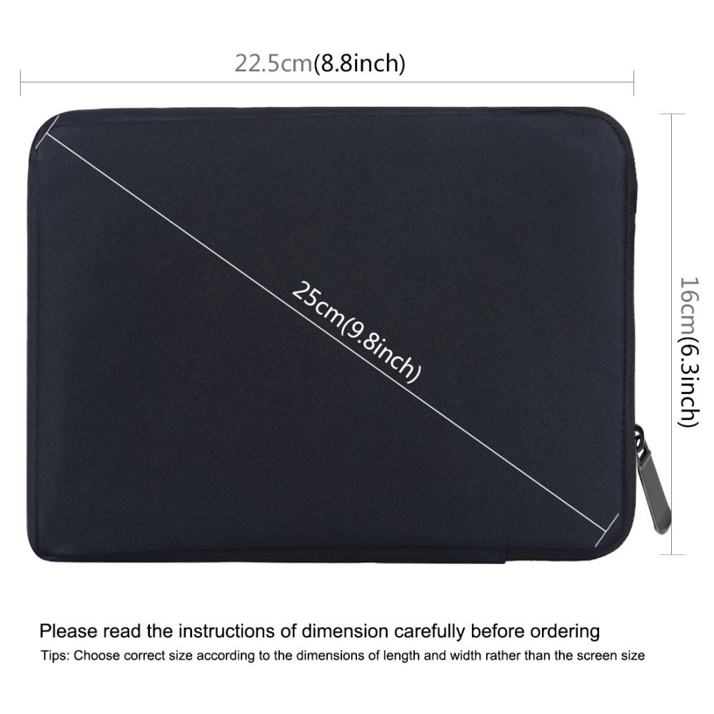 Sleeve-Tablethülle iPad/Tablet up to 7,9" schwarz