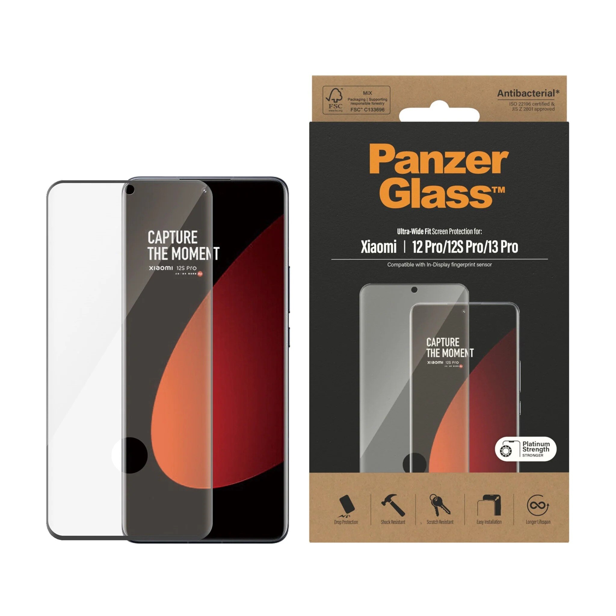 Xiaomi 13 Pro/12 Pro Displayschutz/Screen Protector Ultra Wide Fit