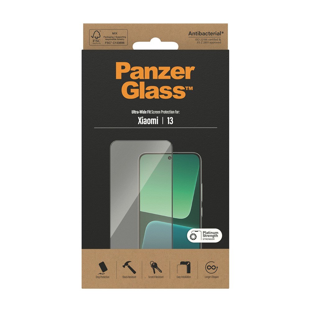 Xiaomi 13 Displayschutz/Screen Protector Ultra Wide Fit