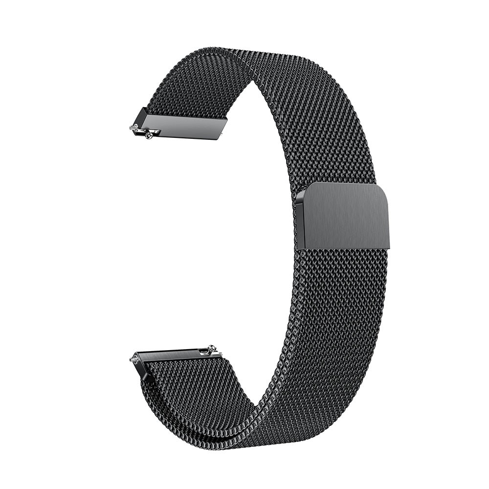 Garmin Vivomove 3s Milanaise-Armband, schwarz