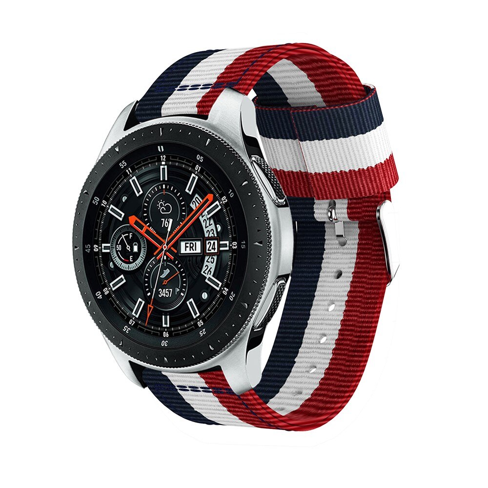 Samsung Galaxy Watch 46mm/45mm Nylon-Armband Rot