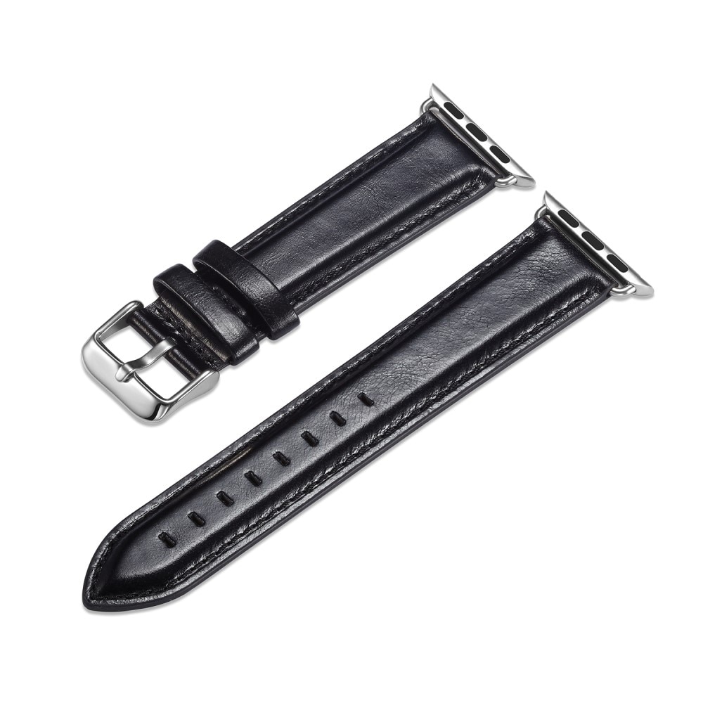 Apple Watch 38mm Premium Leather Armband Black