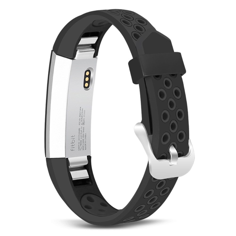 Fitbit Alta/Alta HR Armband aus Silikon, schwarz