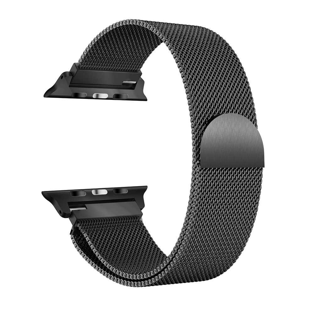 Apple Watch Ultra 49mm 3rd Gen Milanaise-Armband Schwarz