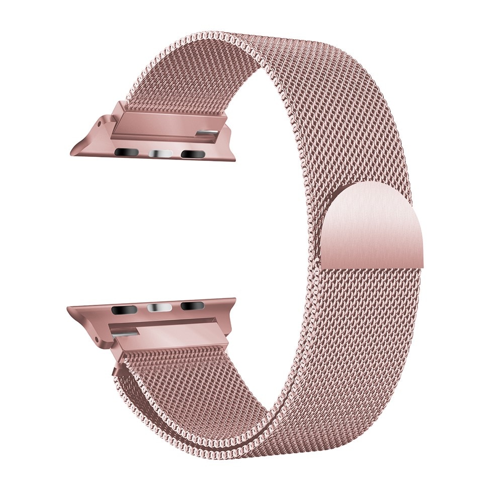 Apple Watch Series 9 45mm Milanaise-Armband Rosagold