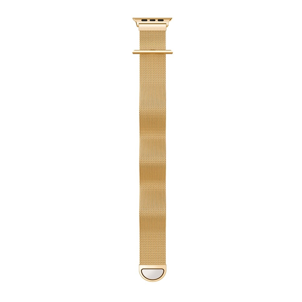 Apple Watch Series 8 41mm Milanaise-Armband Gold