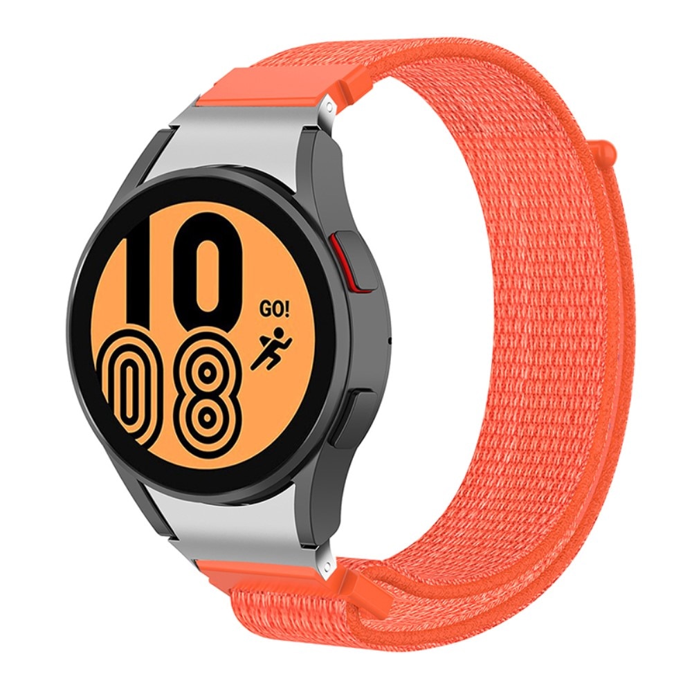 Samsung Galaxy Watch 4 Classic 42mm Full Fit Armband aus Nylon Orange