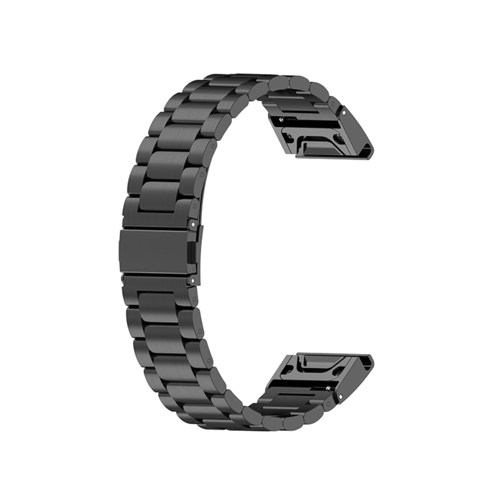 Garmin Fenix 7S Pro Armband aus Stahl schwarz