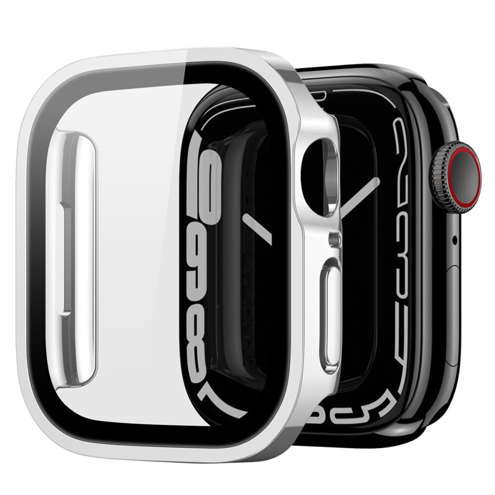 Solid Shockproof Case Apple Watch 45mm Series 8 Silver