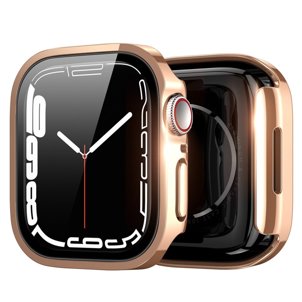 Solid Shockproof Case Apple Watch 45mm Series 7 Rose Gold