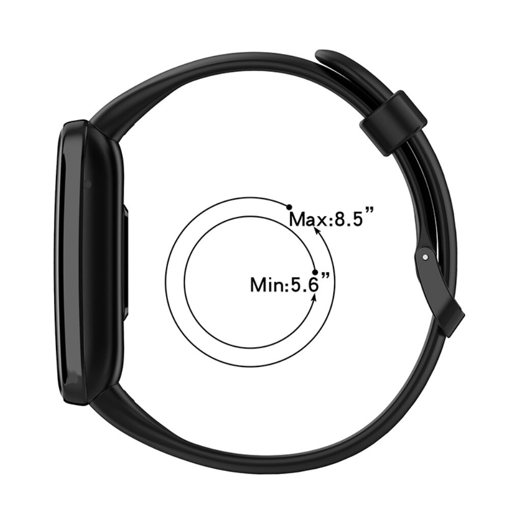   Armband aus Silikon Schwarz