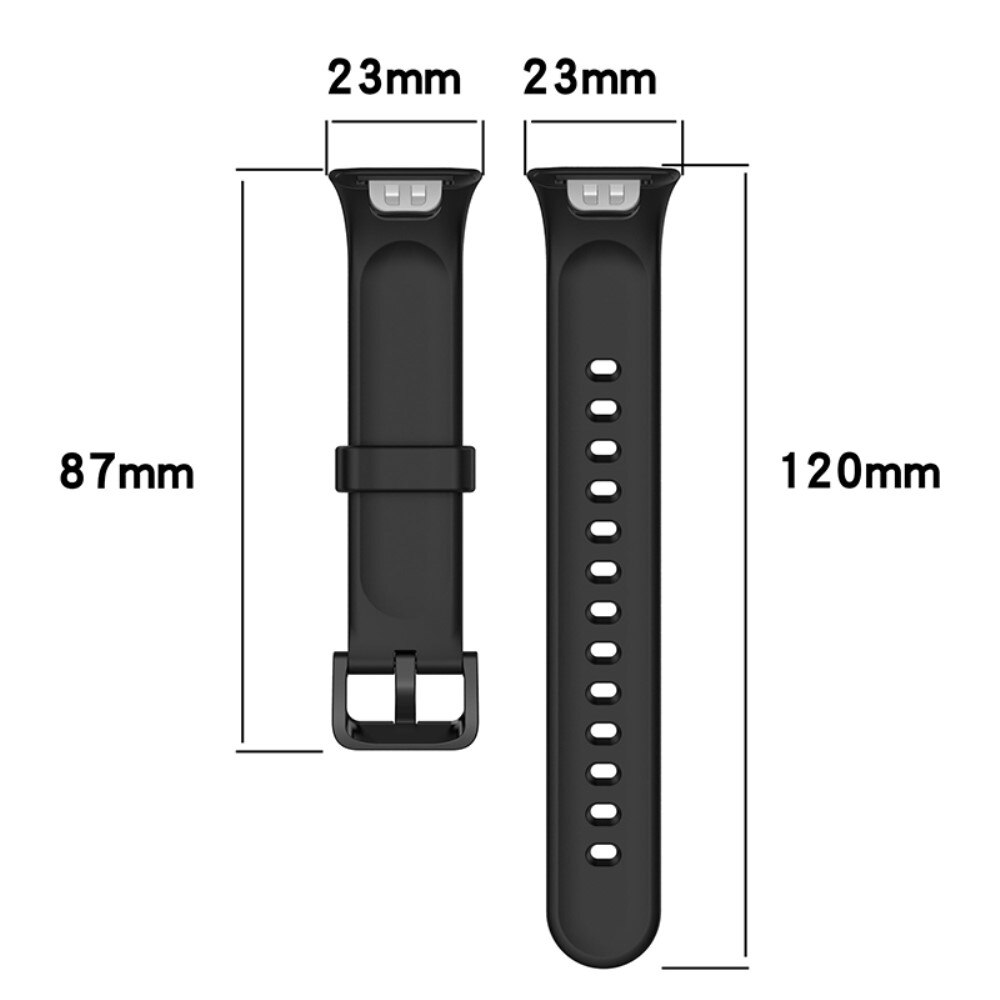   Armband aus Silikon Schwarz