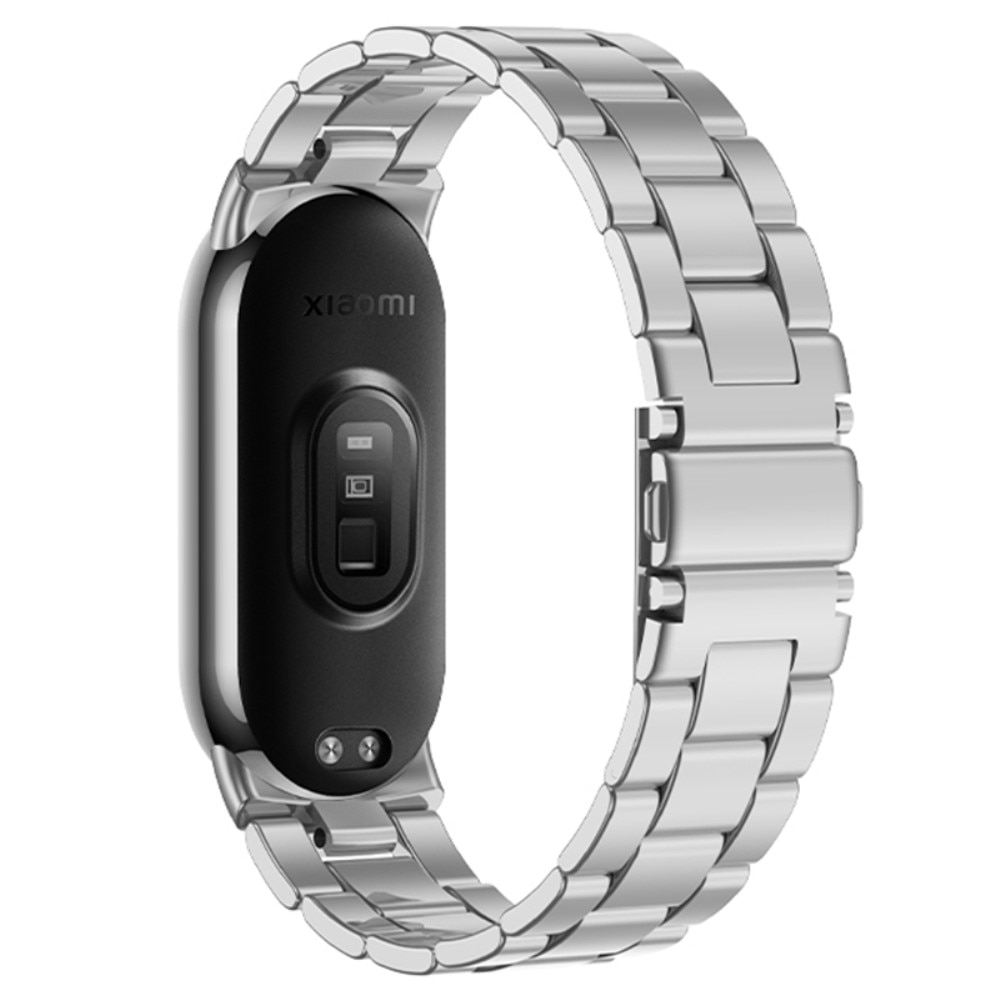 Xiaomi Smart Band 8 Metallarmband silber