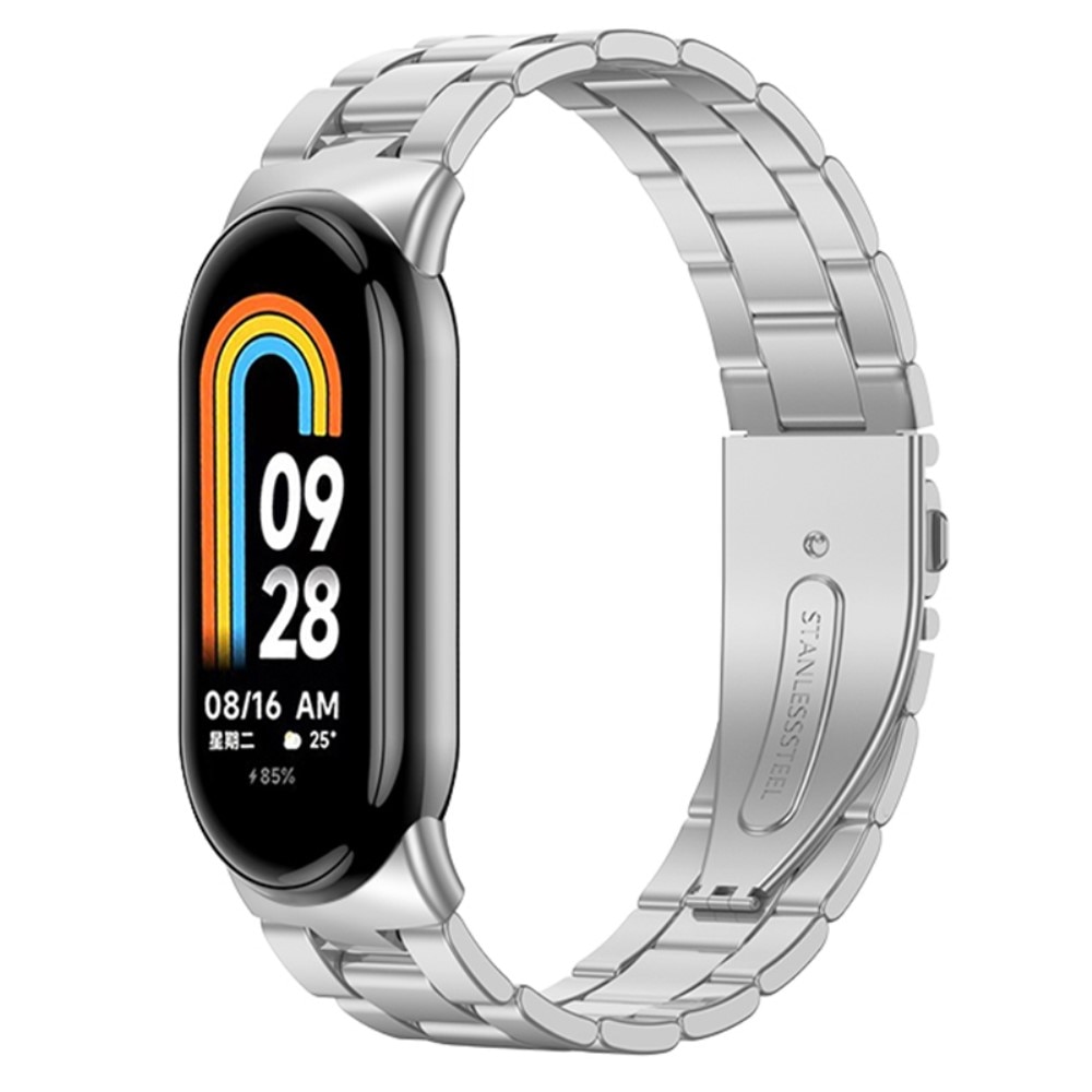 Xiaomi Smart Band 8 Metallarmband silber