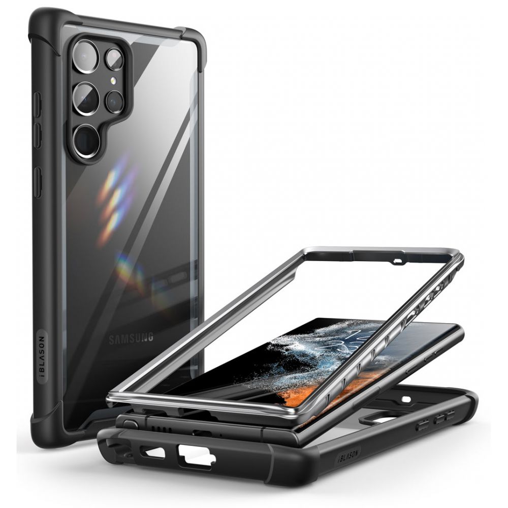 Ares Clear Case Samsung Galaxy S22 Ultra Black