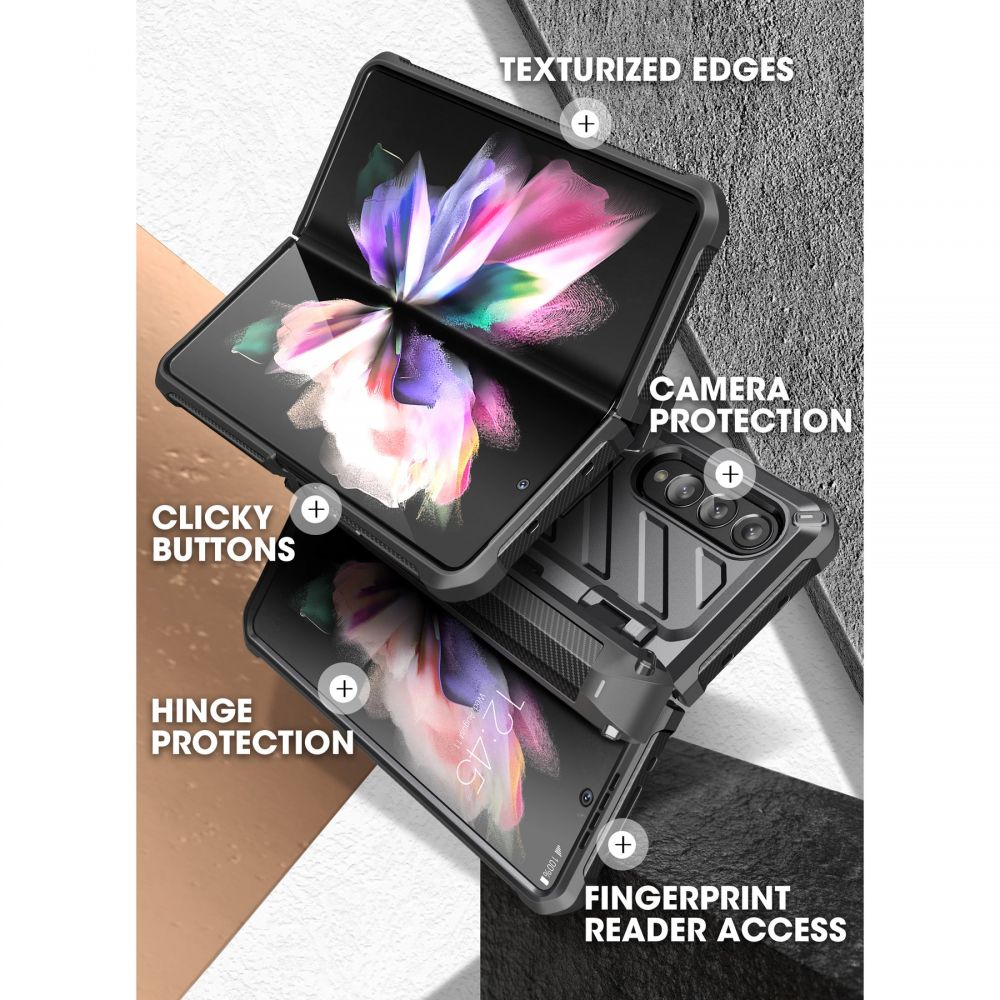 Unicorn Beetle Pro Case Samsung Galaxy Z Fold 3 Schwarz