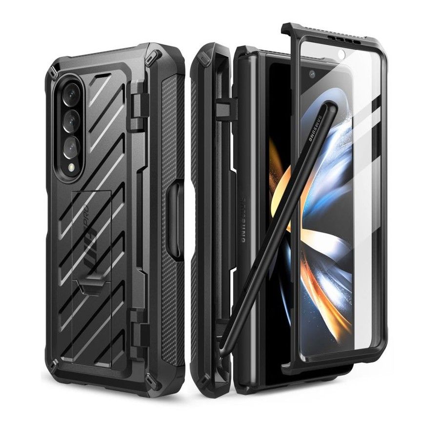 Unicorn Beetle Pro Case Samsung Galaxy Z Fold 4 Schwarz