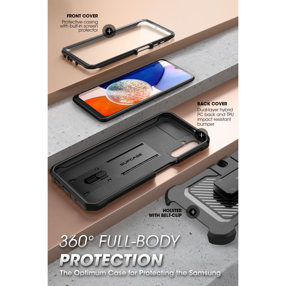 Unicorn Beetle Pro Case Samsung Galaxy A14 Schwarz